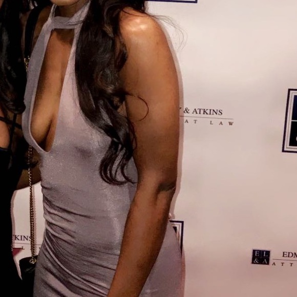 Backless midi with shimmer detail - Picture 13 of 15